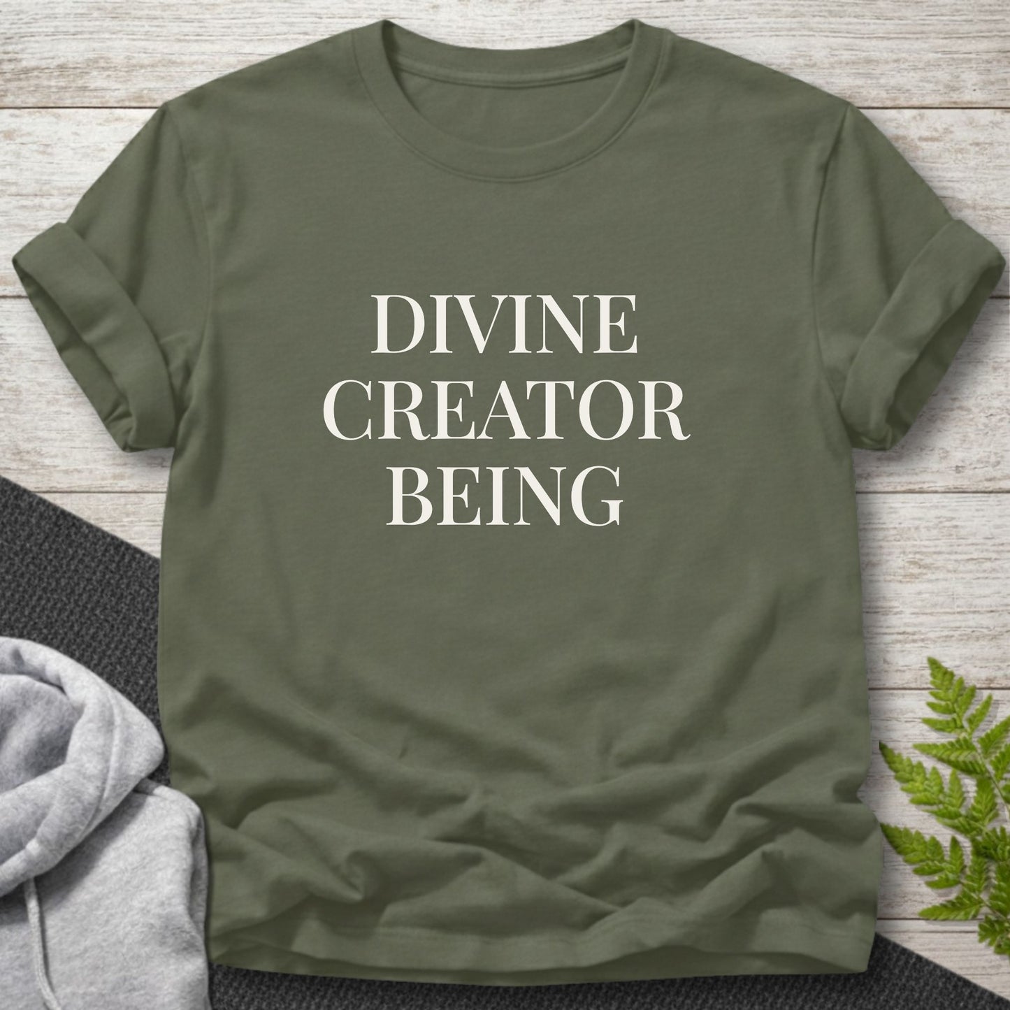 Divine Creator Being – Minimalist T-Shirt