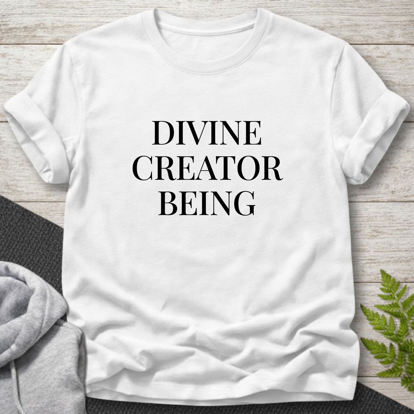 Divine Creator Being – Minimalist T-Shirt