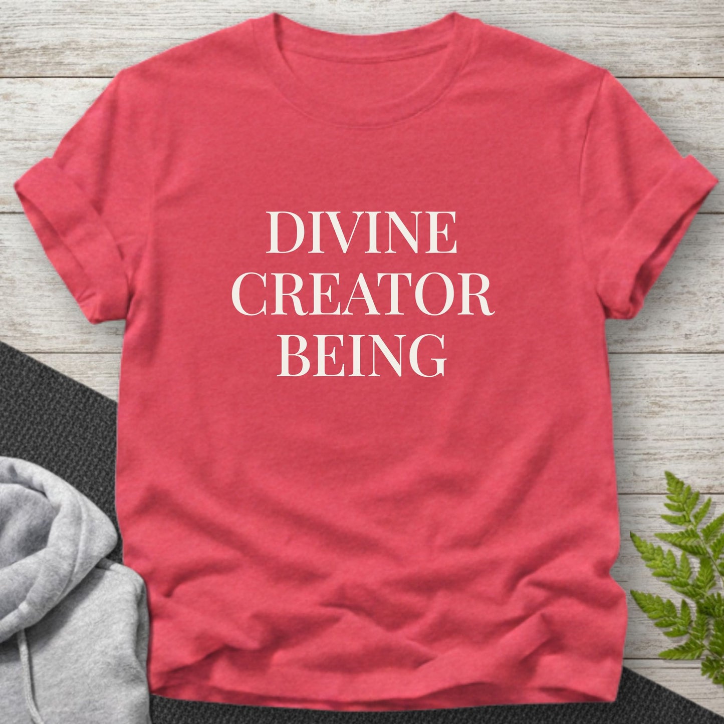 Divine Creator Being – Minimalist T-Shirt