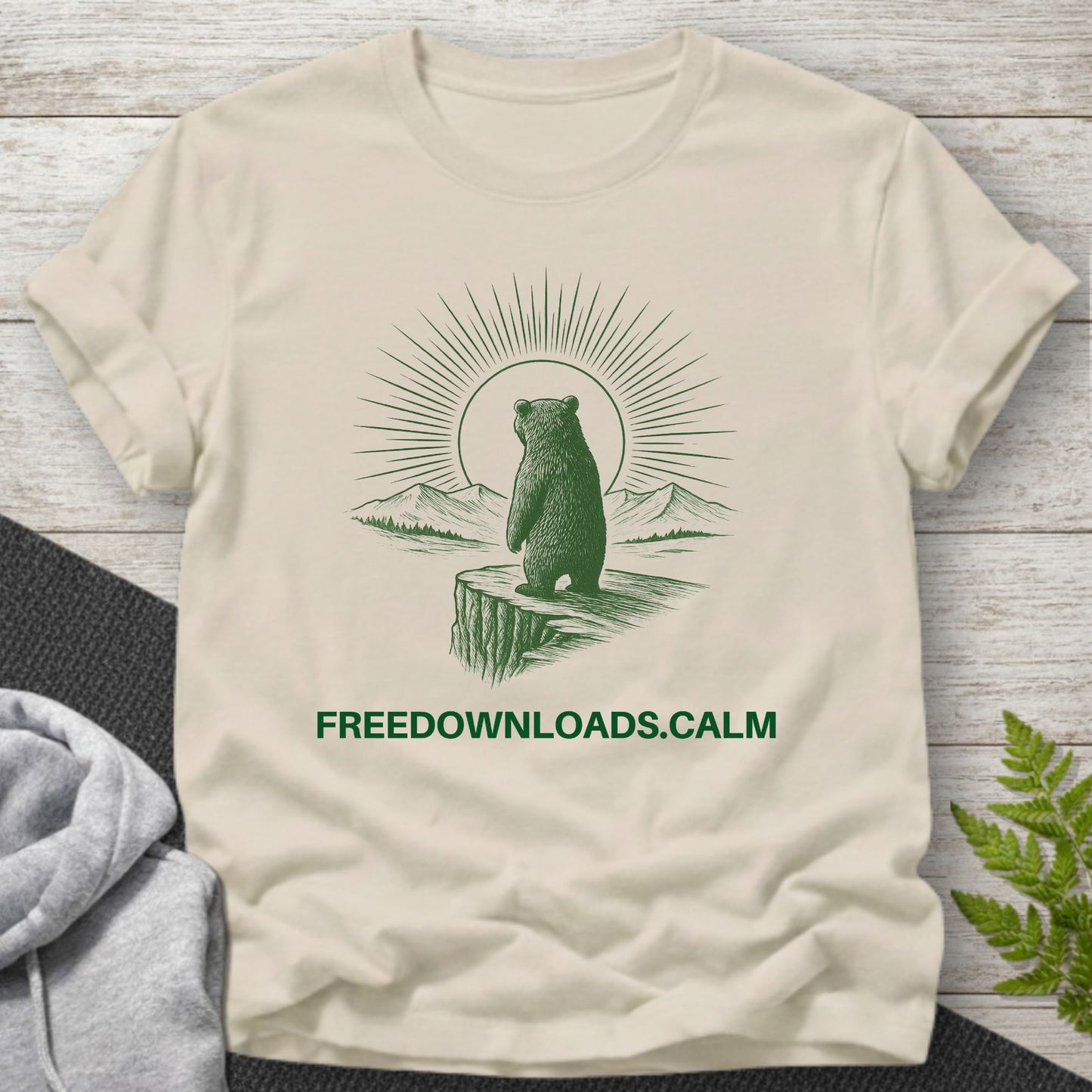 FREEDOWNLOADS.CALM Bear T-Shirt