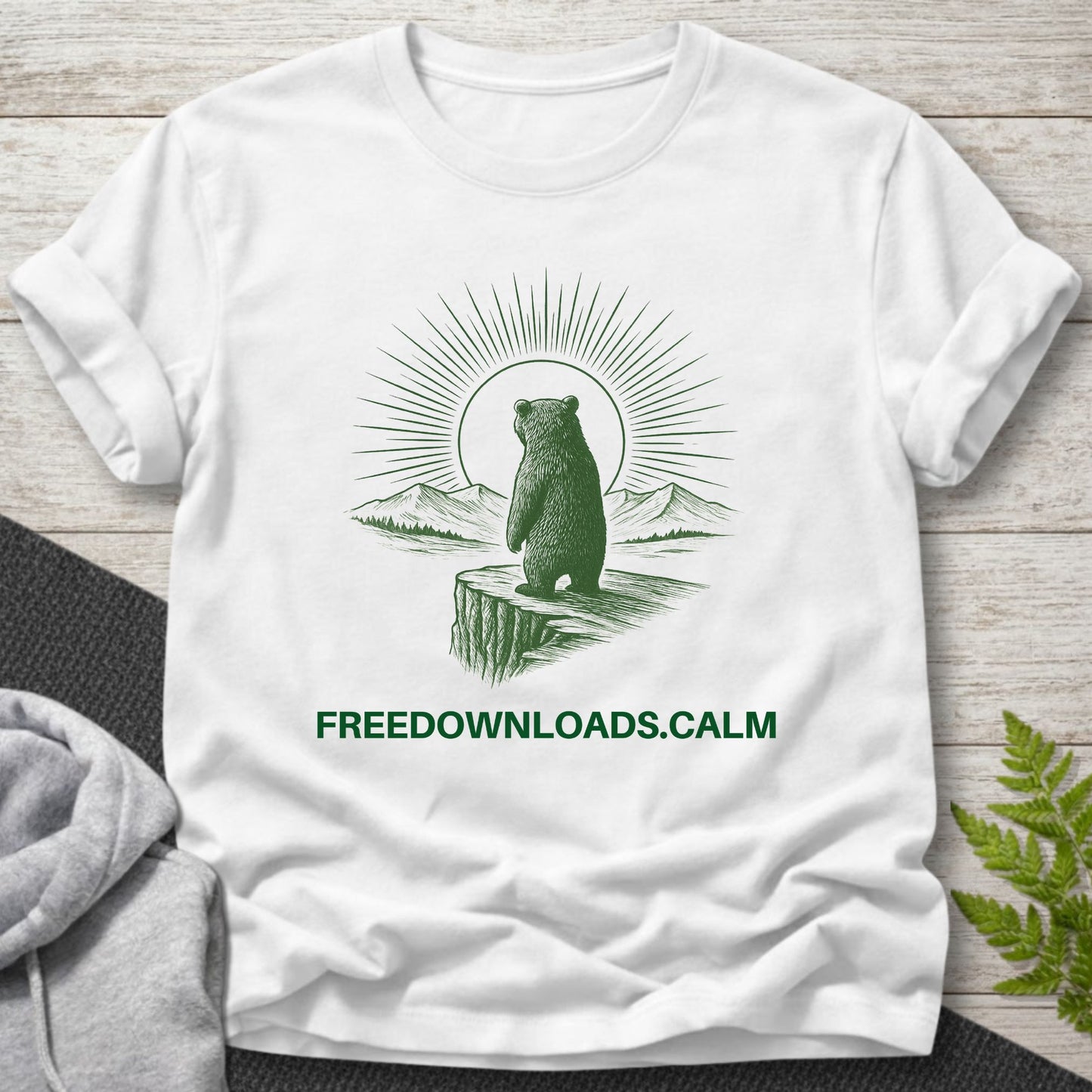 FREEDOWNLOADS.CALM Bear T-Shirt