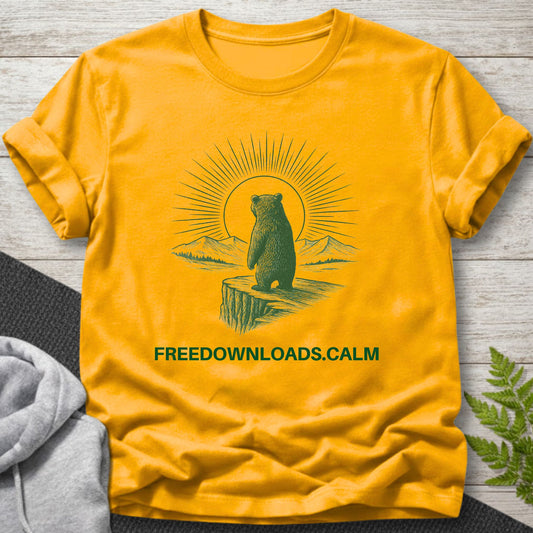FREEDOWNLOADS.CALM Bear T-Shirt