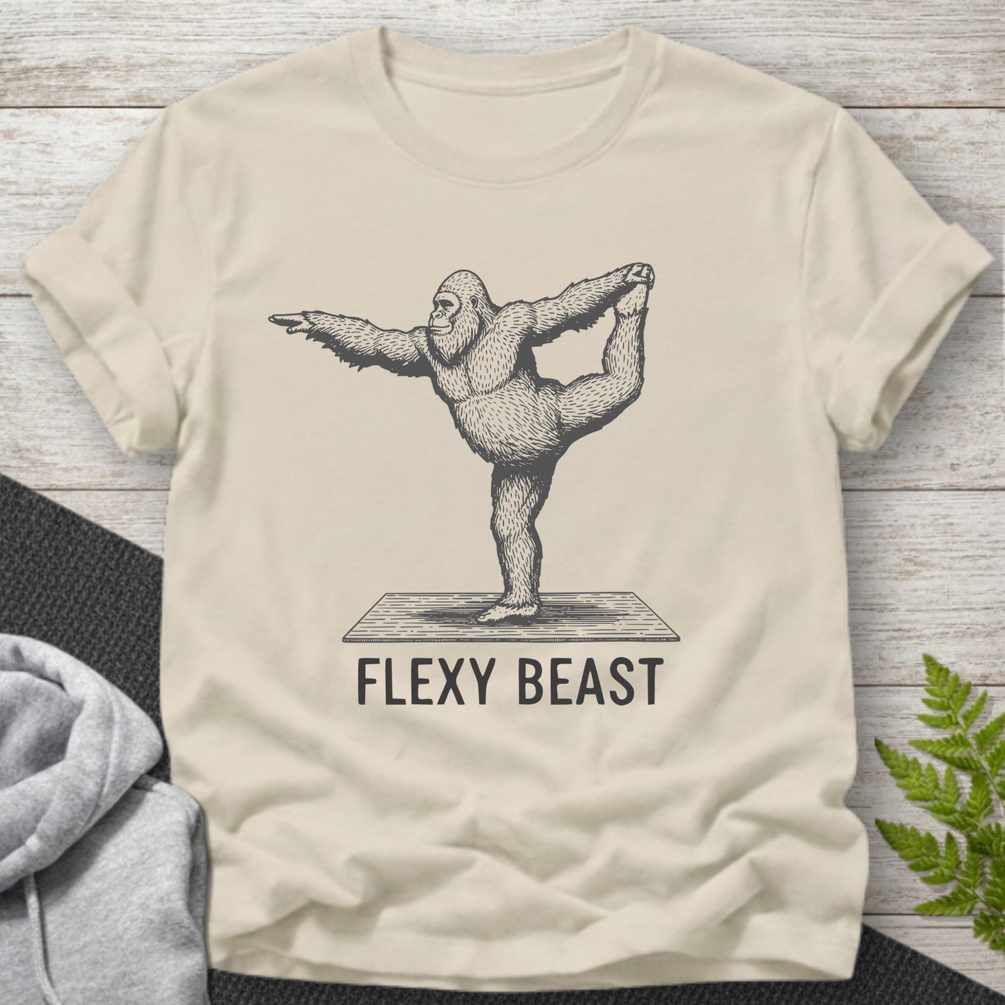 FLEXY BEAST Sasquatch Yoga T-Shirt