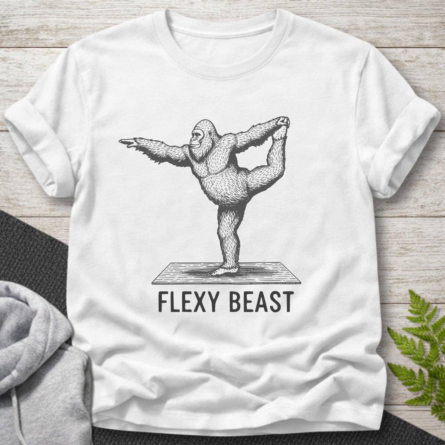 FLEXY BEAST Sasquatch Yoga T-Shirt