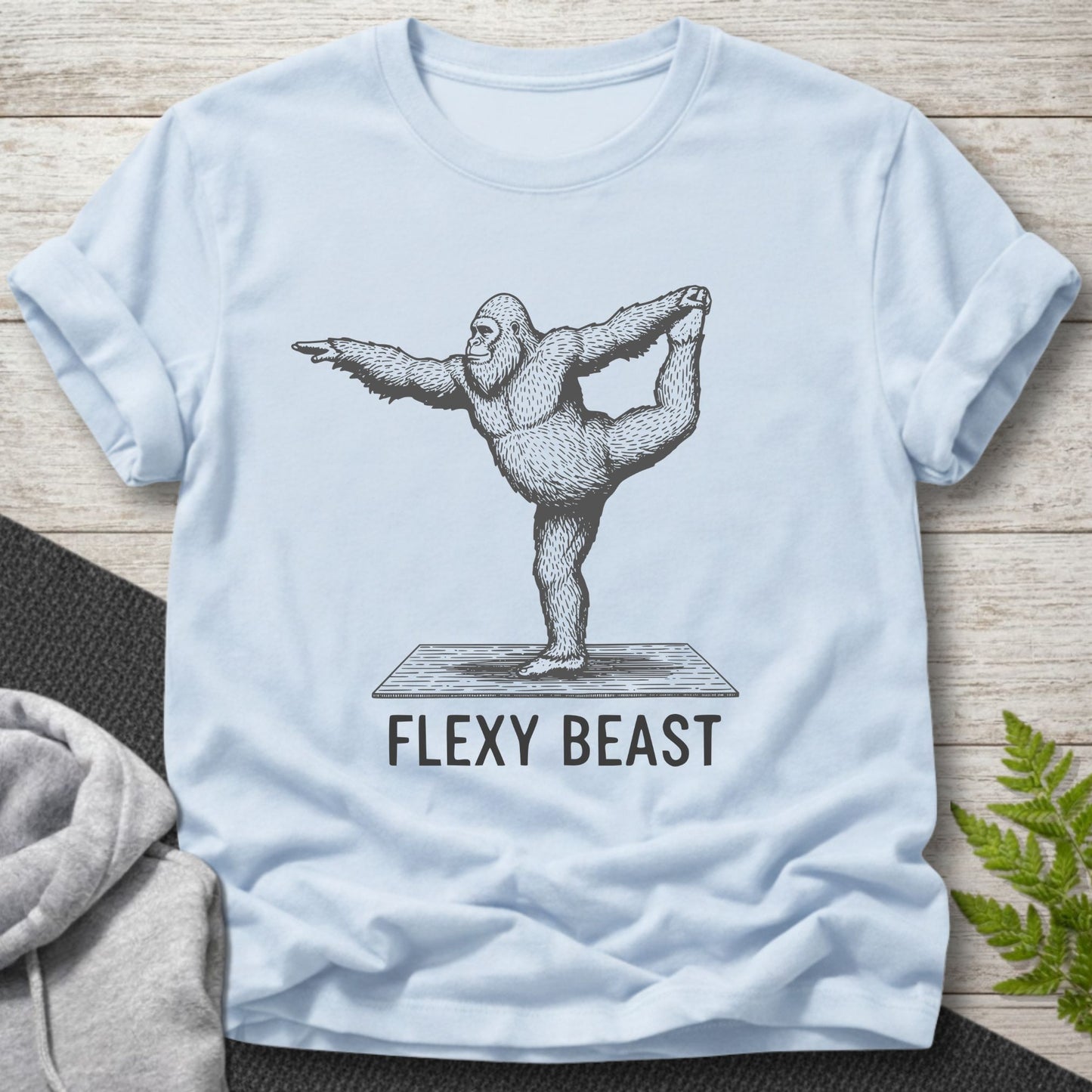 FLEXY BEAST Sasquatch Yoga T-Shirt