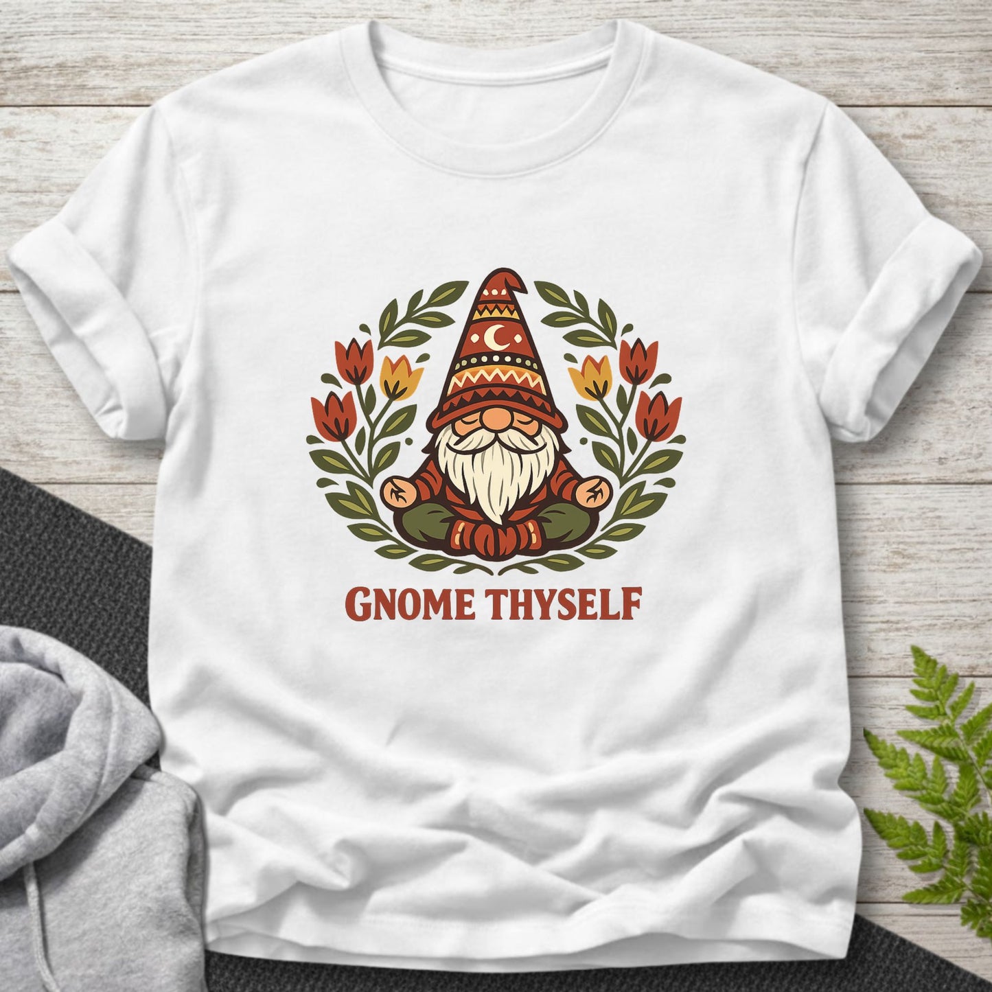 GNOME THYSELF Meditation T-Shirt