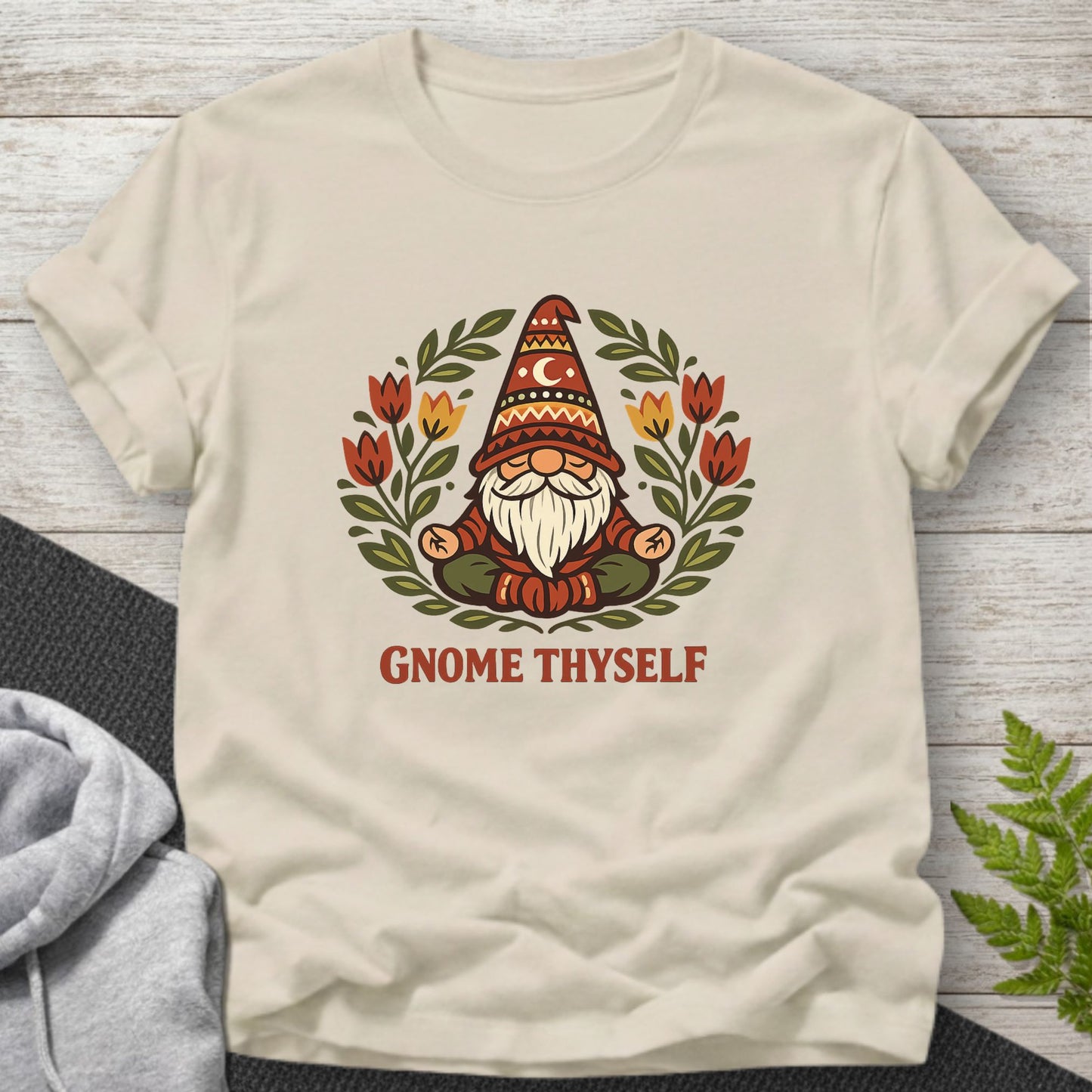 GNOME THYSELF Meditation T-Shirt