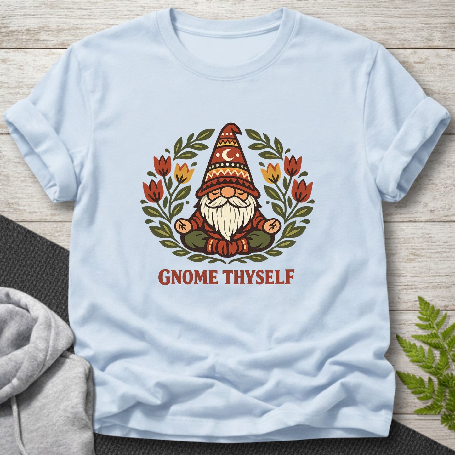 GNOME THYSELF Meditation T-Shirt