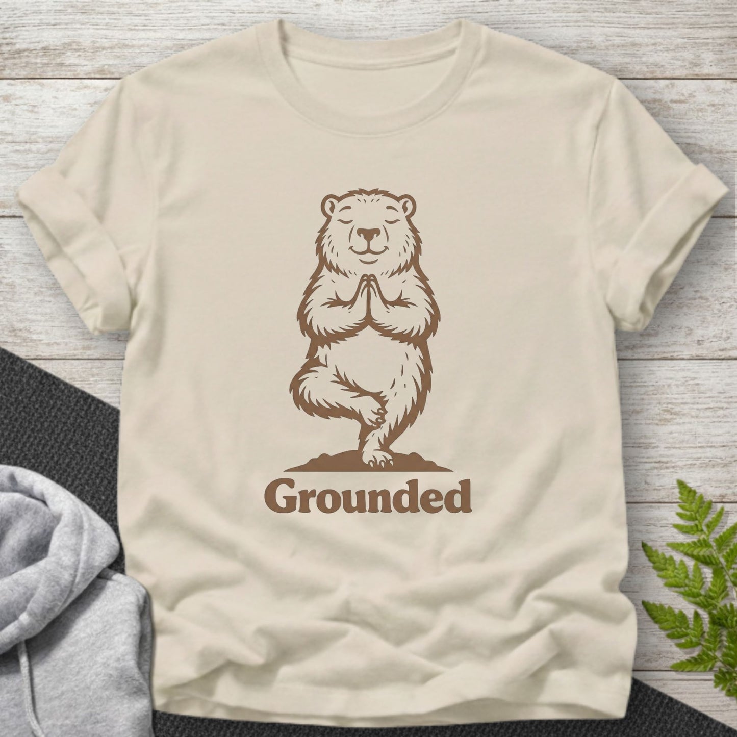 Grounded – Groundhog Yoga T-Shirt