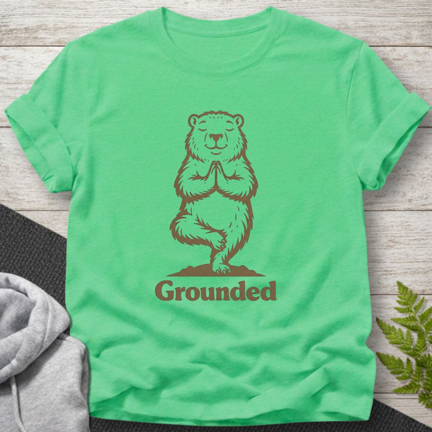 Grounded – Groundhog Yoga T-Shirt