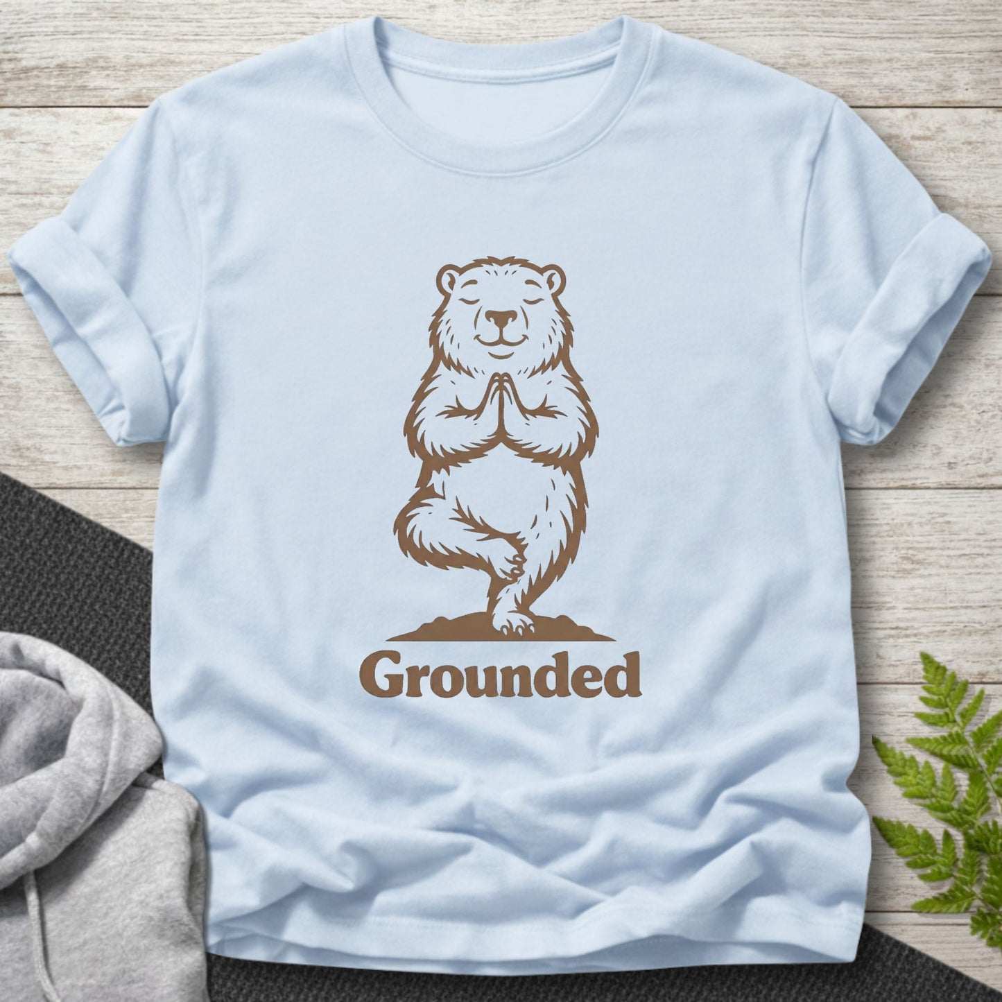 Grounded – Groundhog Yoga T-Shirt