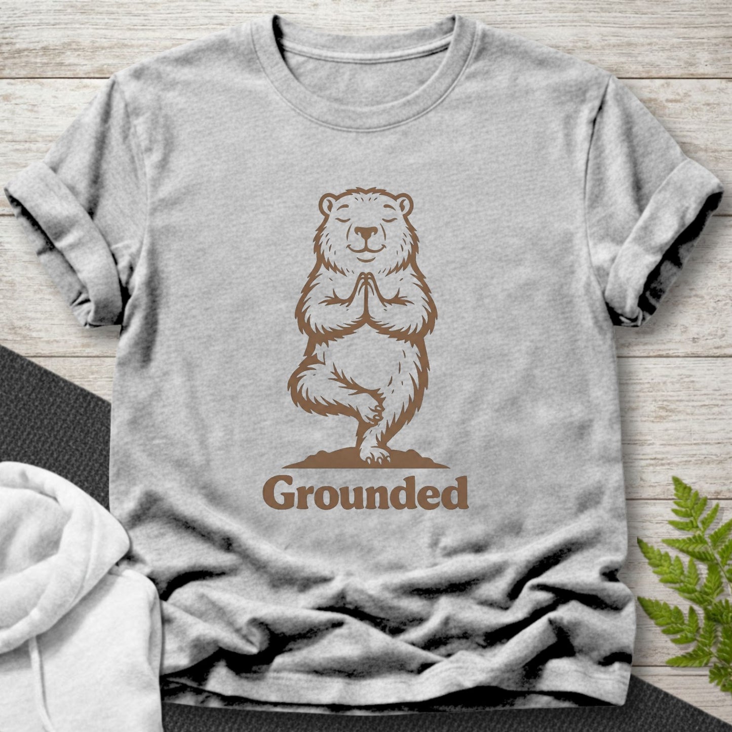 Grounded – Groundhog Yoga T-Shirt
