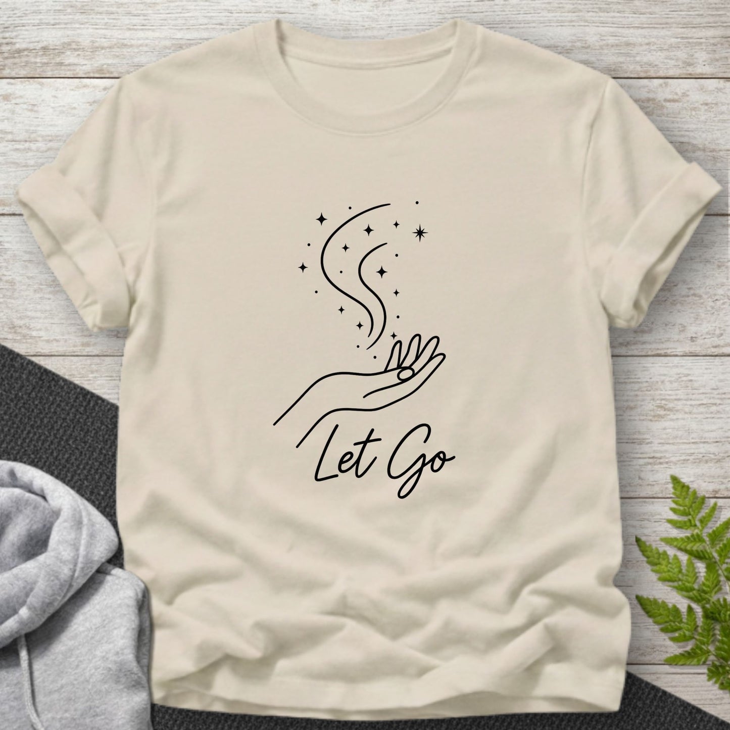 Let Go - Line Art T-Shirt