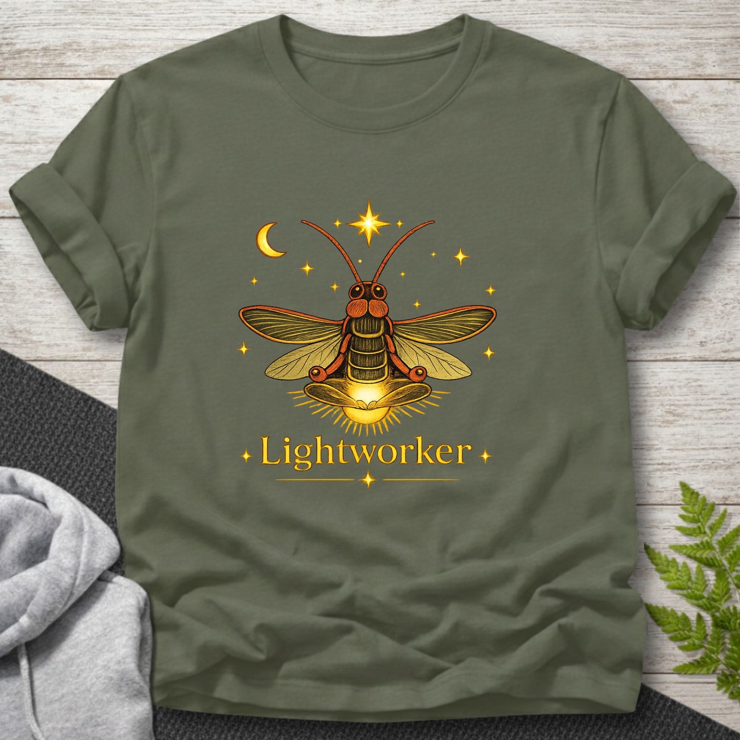 Lightworker Celestial Firefly T-Shirt