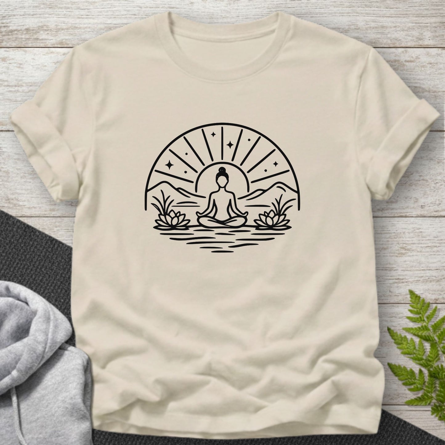 Sunrise Lotus Meditation T-Shirt