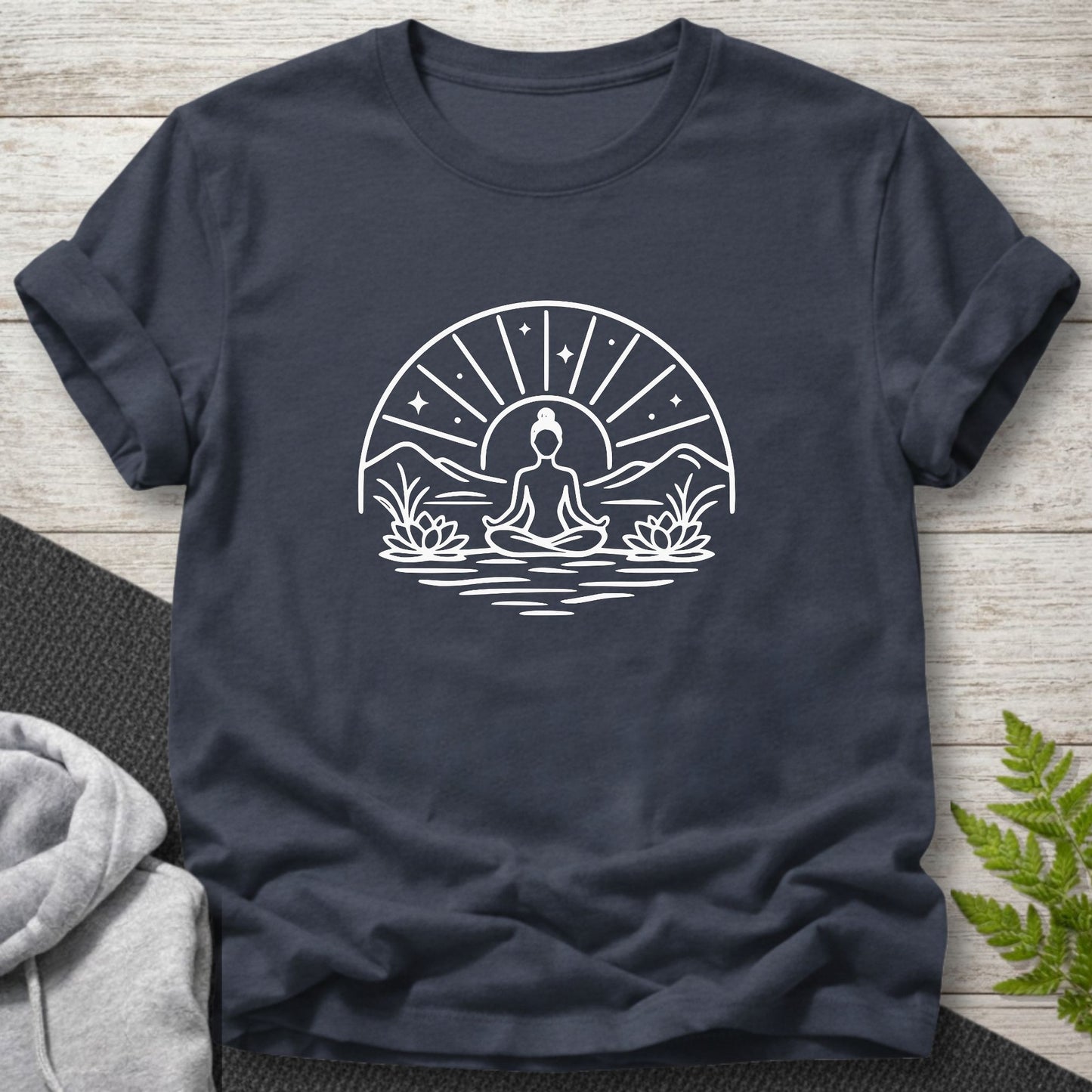 Sunrise Lotus Meditation T-Shirt