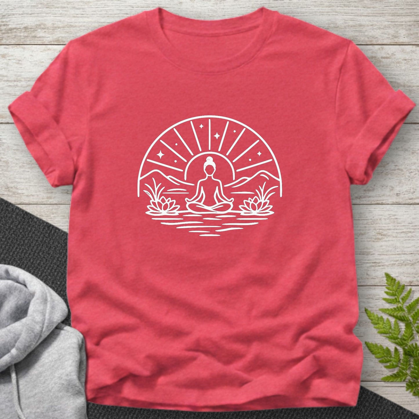 Sunrise Lotus Meditation T-Shirt