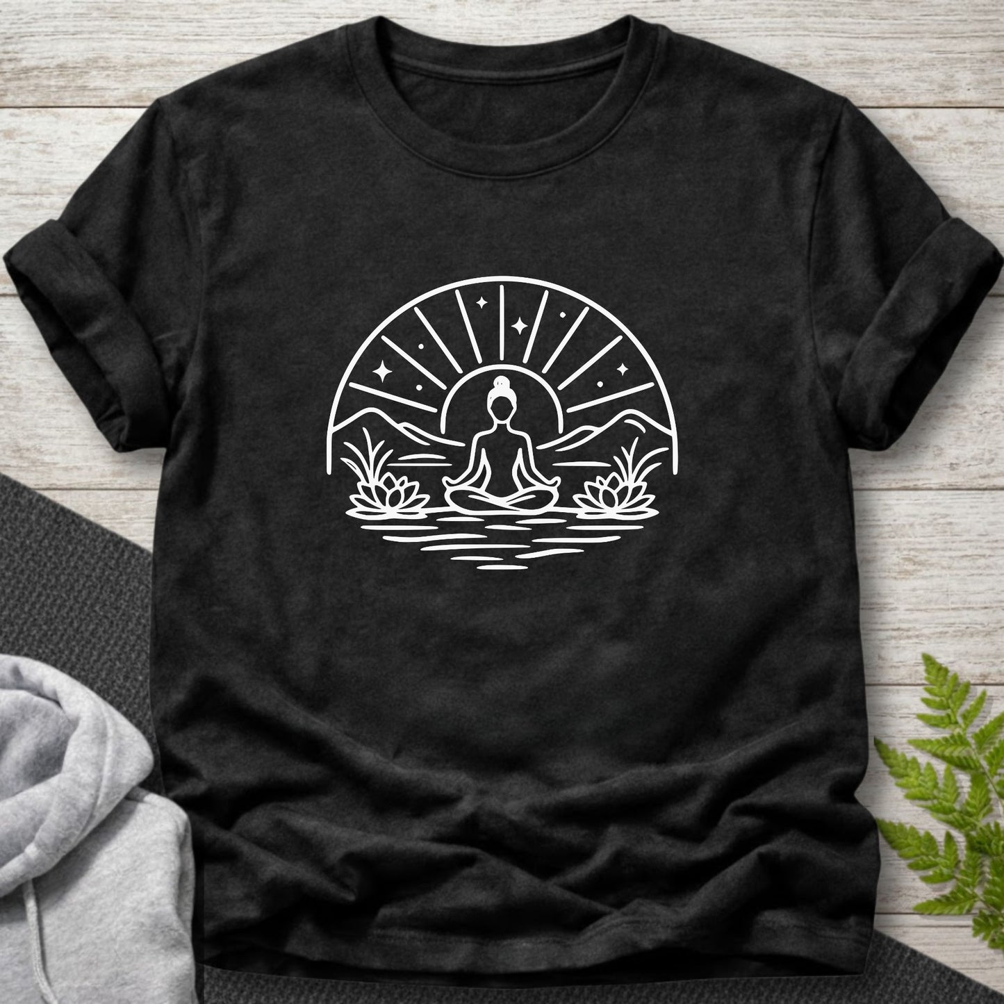 Sunrise Lotus Meditation T-Shirt