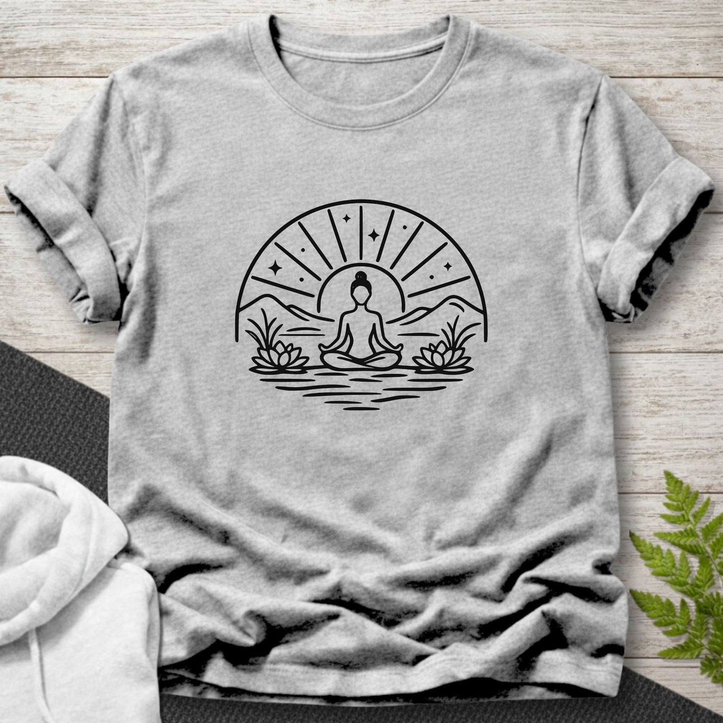 Sunrise Lotus Meditation T-Shirt