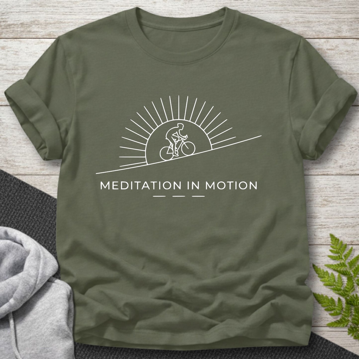 Meditation in Motion Cyclist T-Shirt