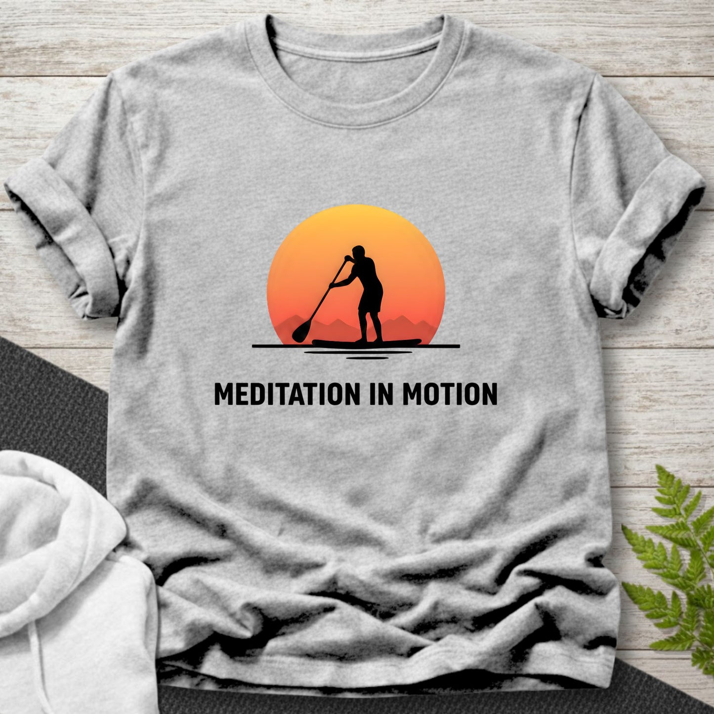 Meditation in Motion – Male Paddleboard T-Shirt