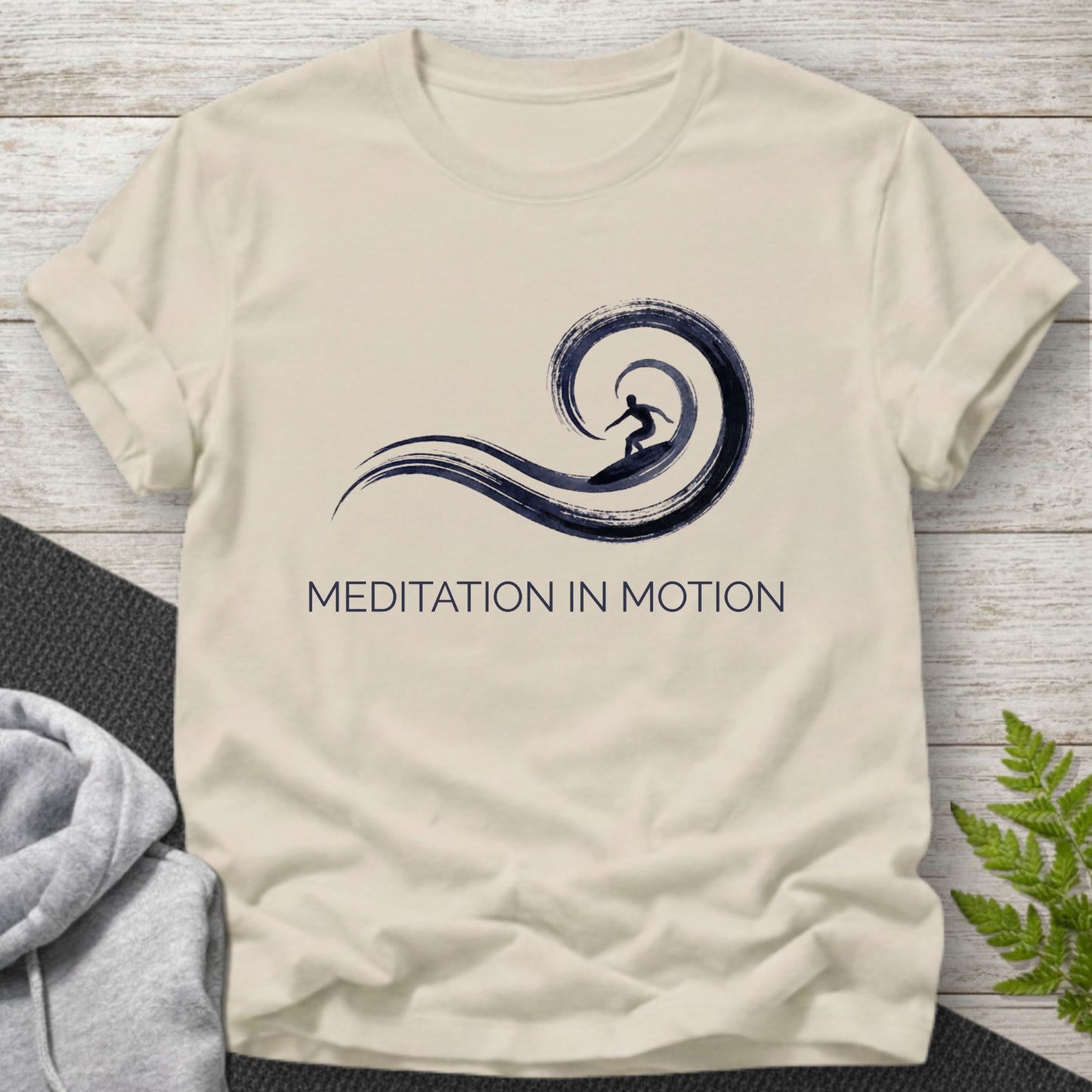 Meditation in Motion Surfing T-Shirt