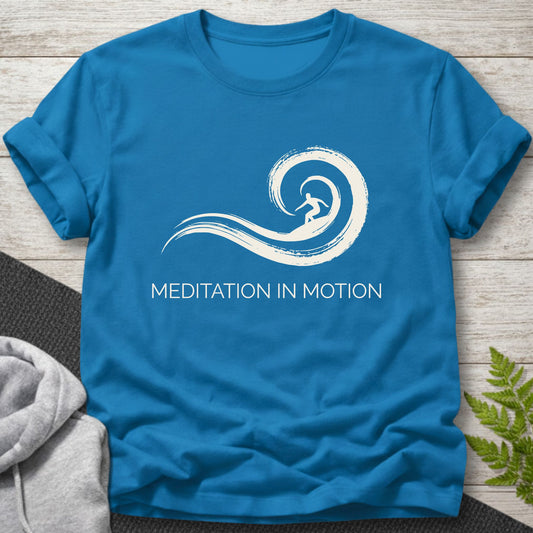 Meditation in Motion Surfing T-Shirt