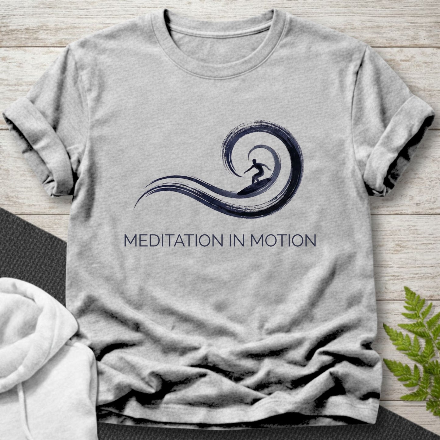 Meditation in Motion Surfing T-Shirt