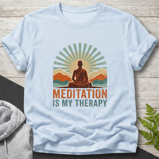 Meditation Is My Therapy T-Shirt