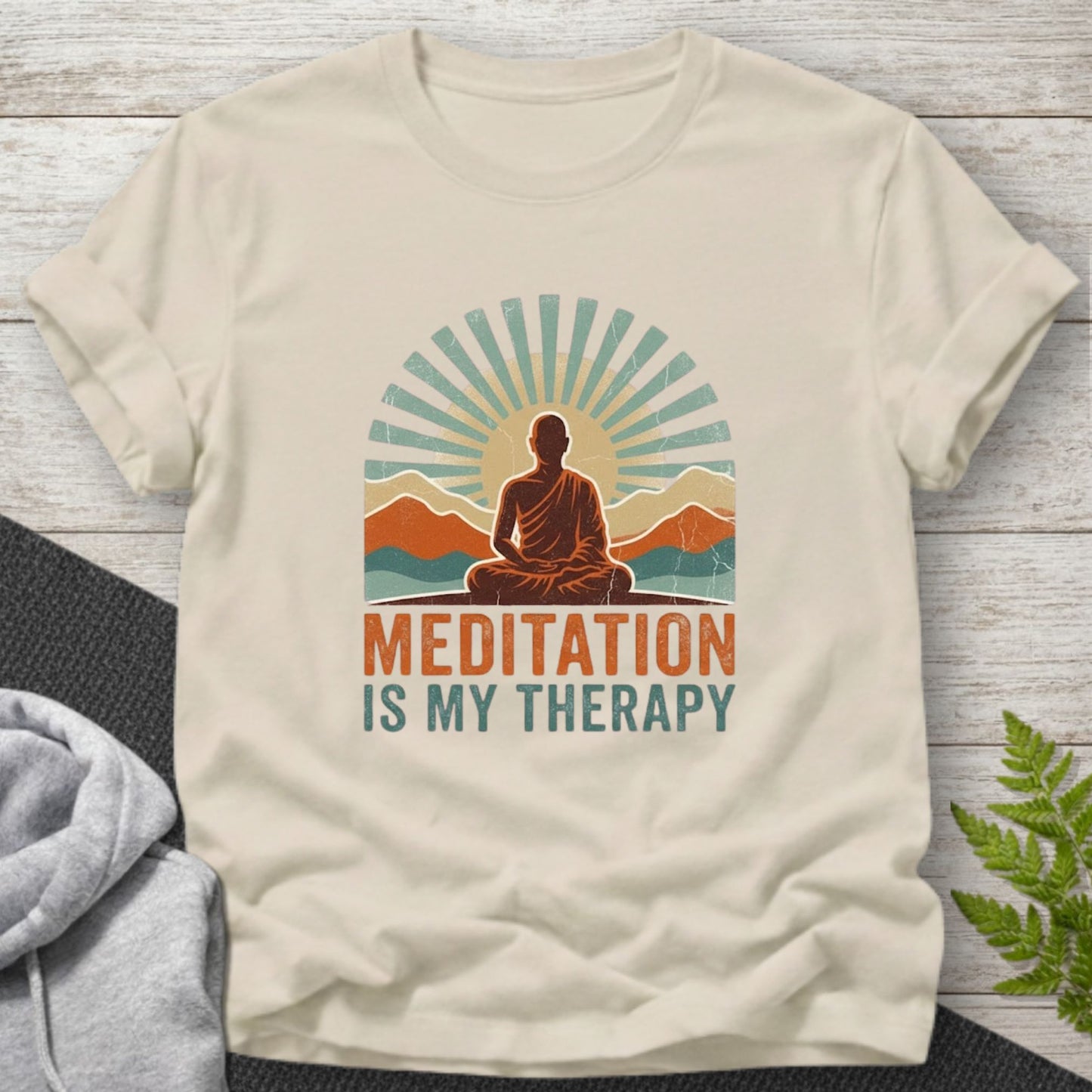 Meditation Is My Therapy T-Shirt