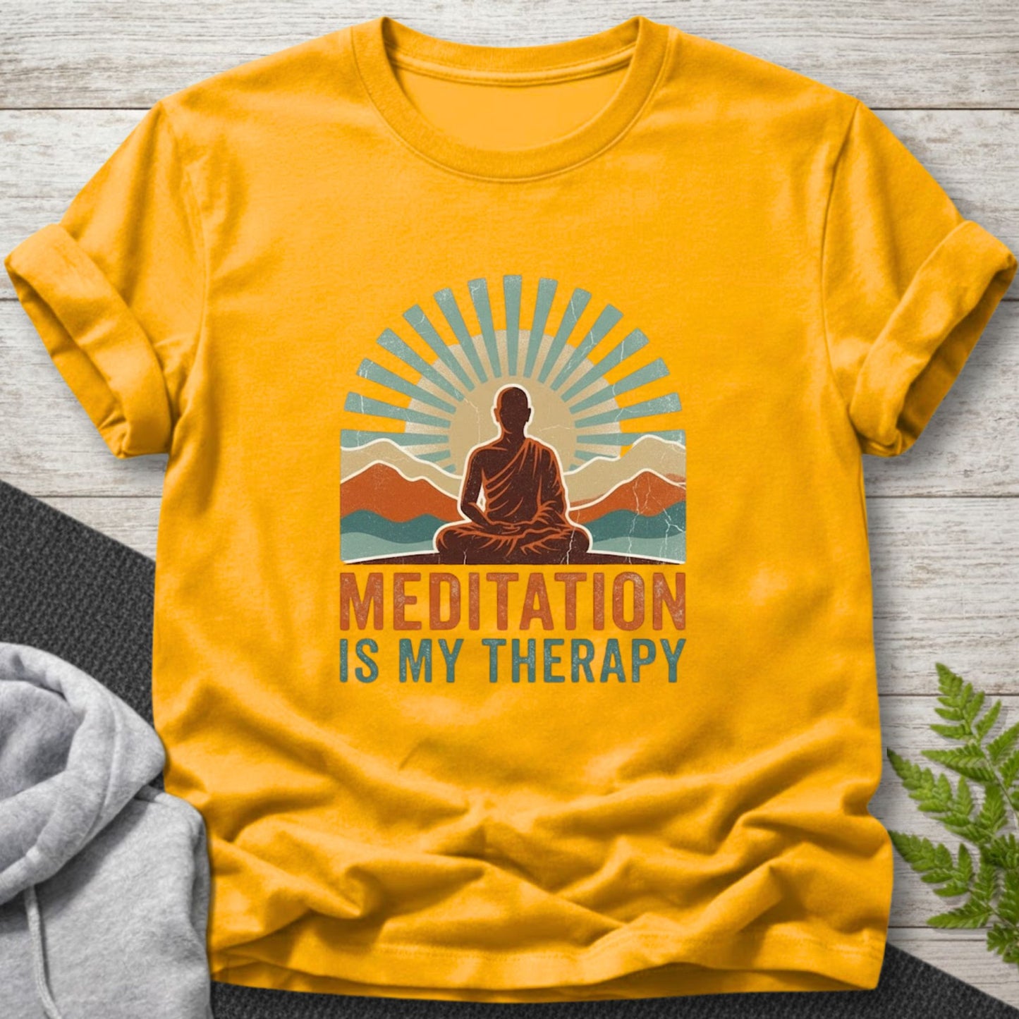 Meditation Is My Therapy T-Shirt