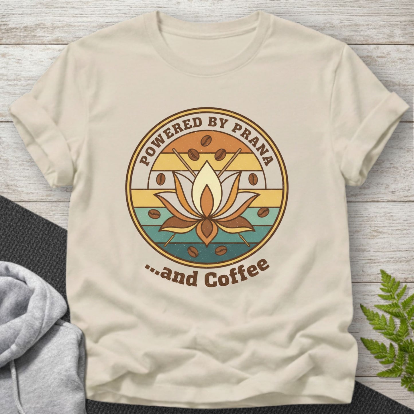 Powered by Prana… and Coffee T-Shirt