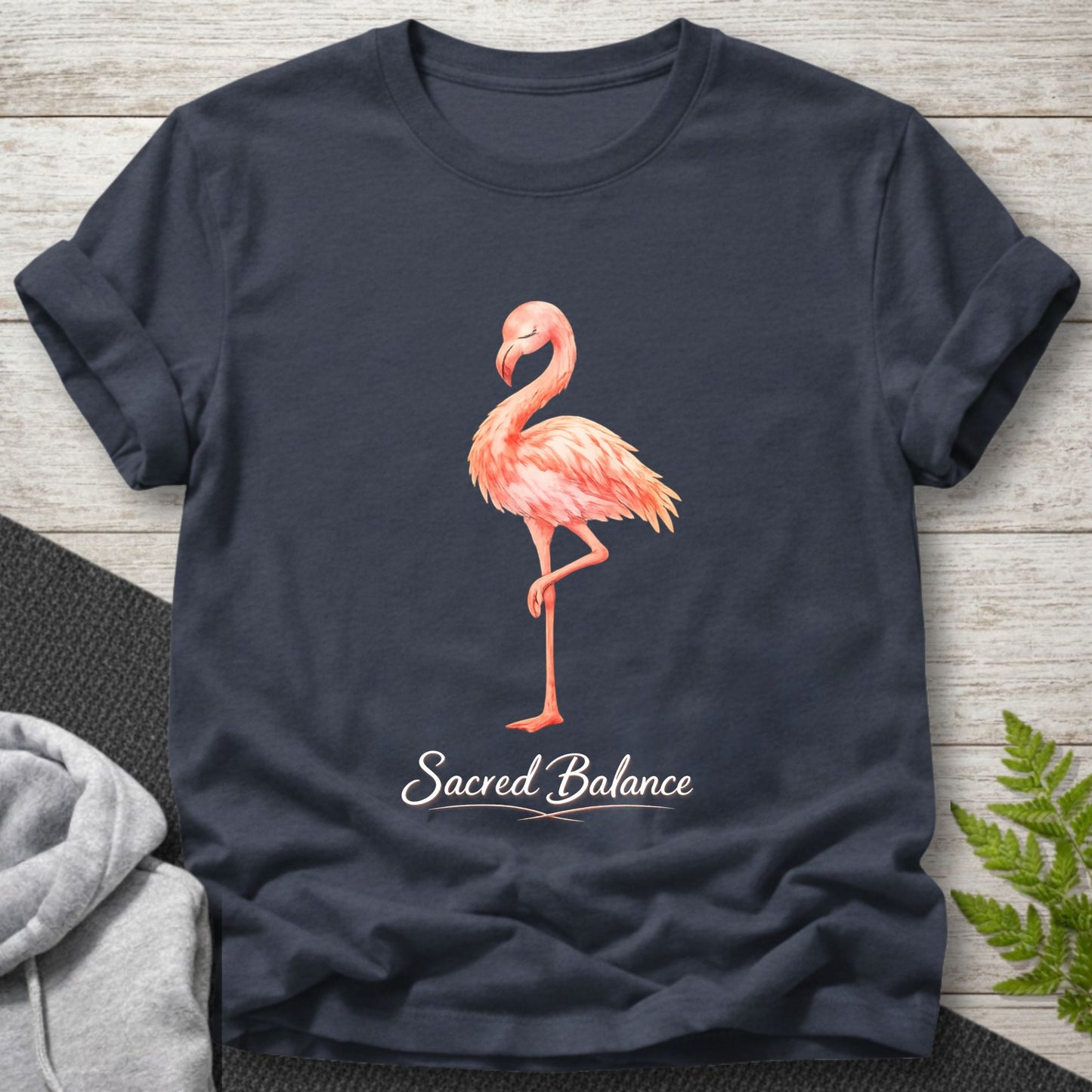 Sacred Balance Flamingo T-Shirt