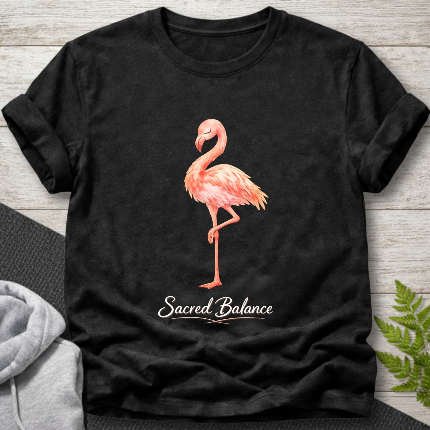 Sacred Balance Flamingo T-Shirt