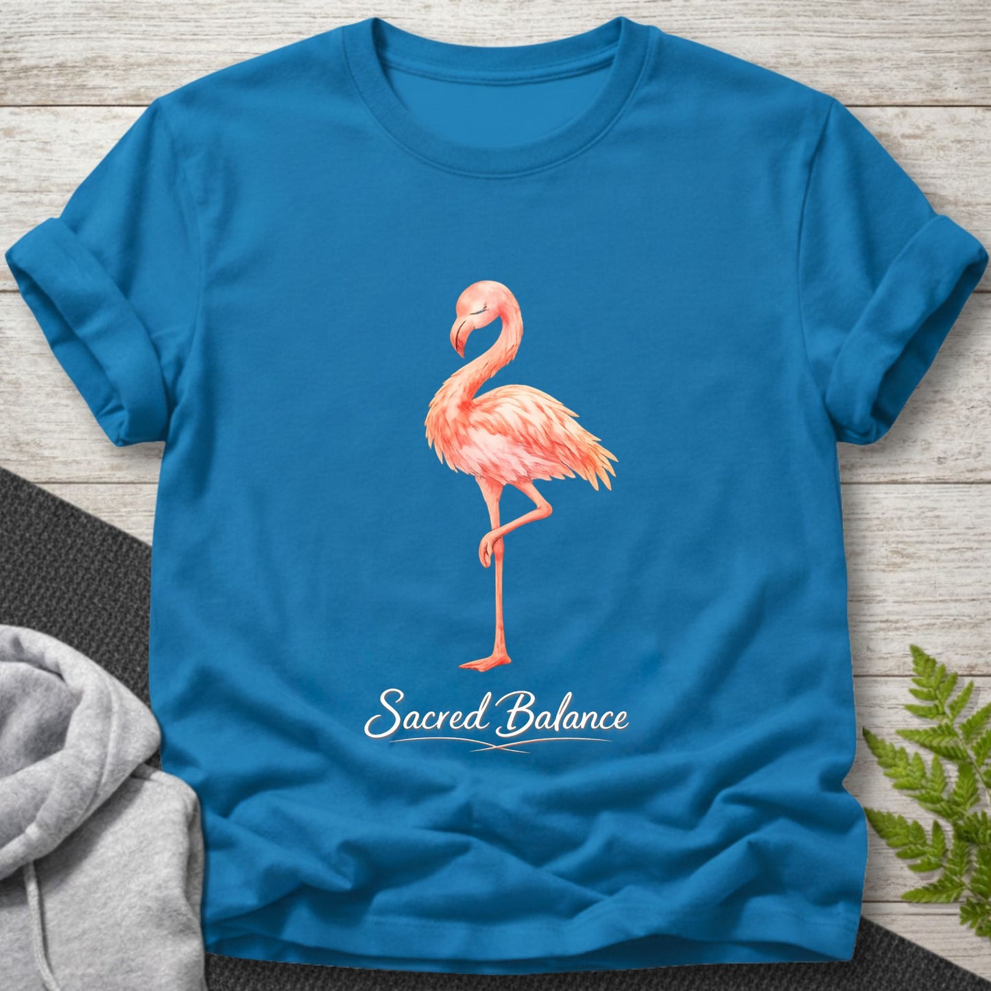 Sacred Balance Flamingo T-Shirt