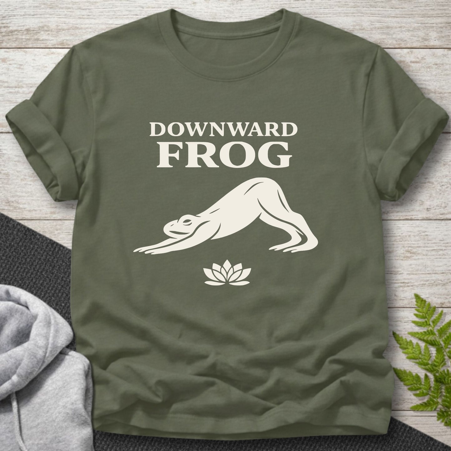 Downward Frog Yoga T-Shirt