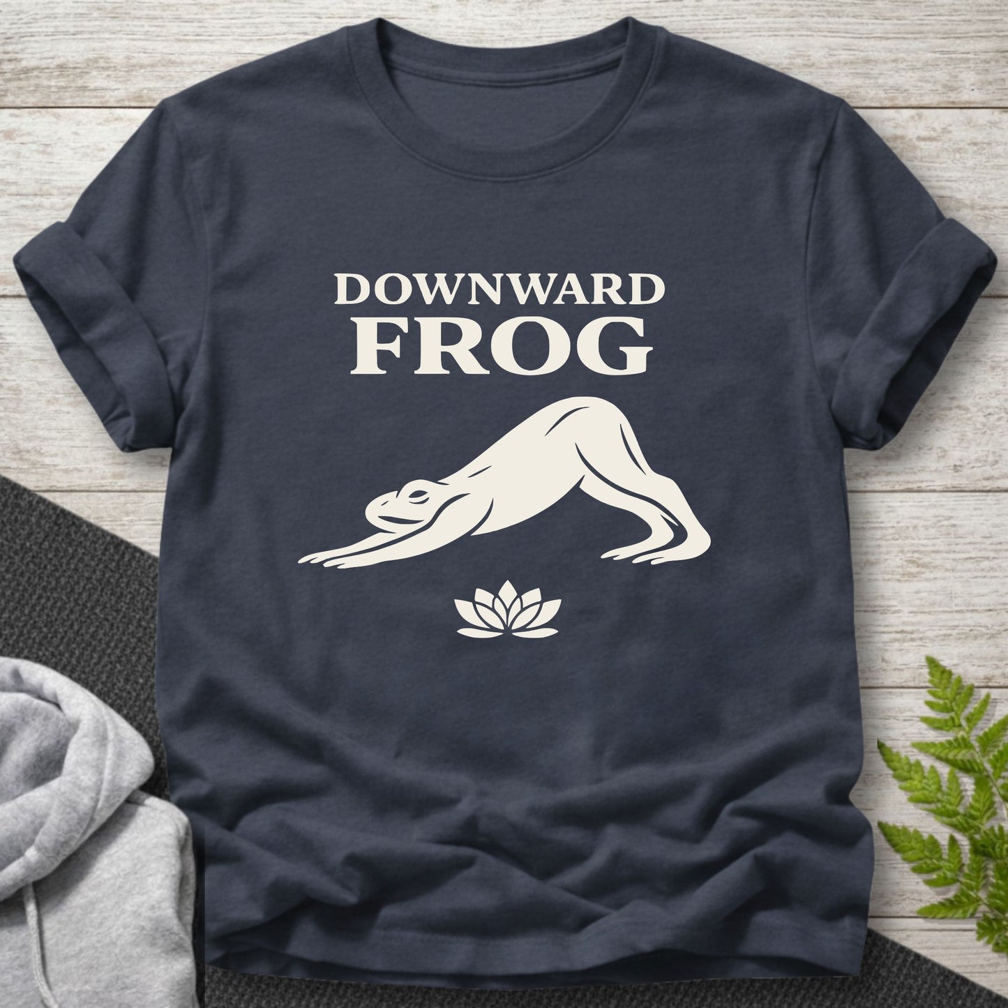 Downward Frog Yoga T-Shirt