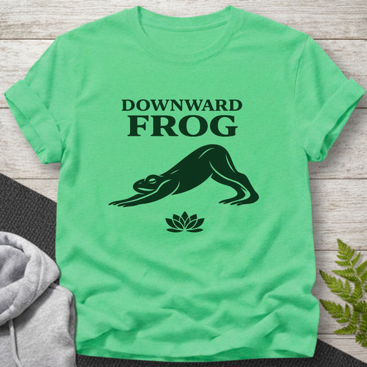 Downward Frog Yoga T-Shirt
