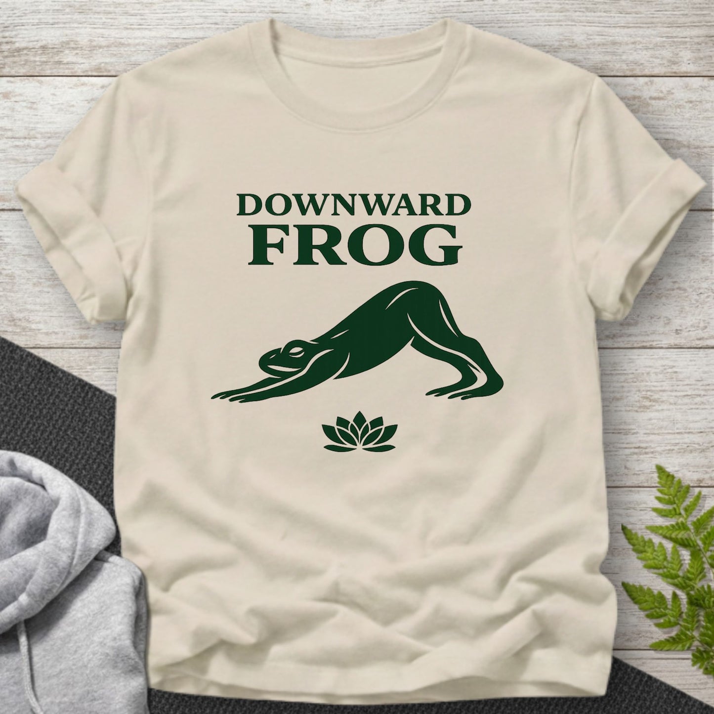 Downward Frog Yoga T-Shirt