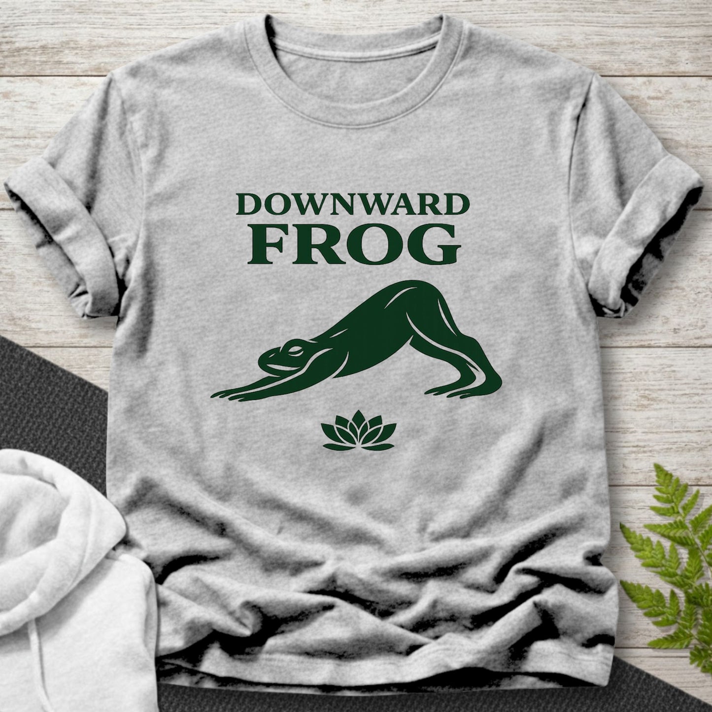 Downward Frog Yoga T-Shirt