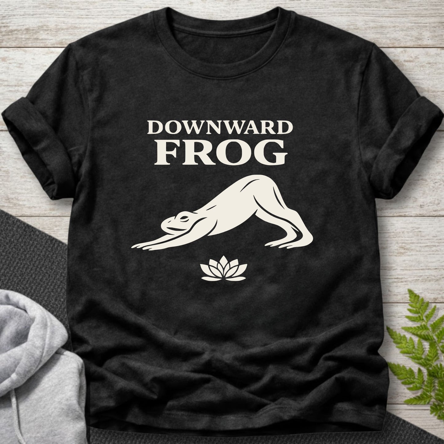 Downward Frog Yoga T-Shirt