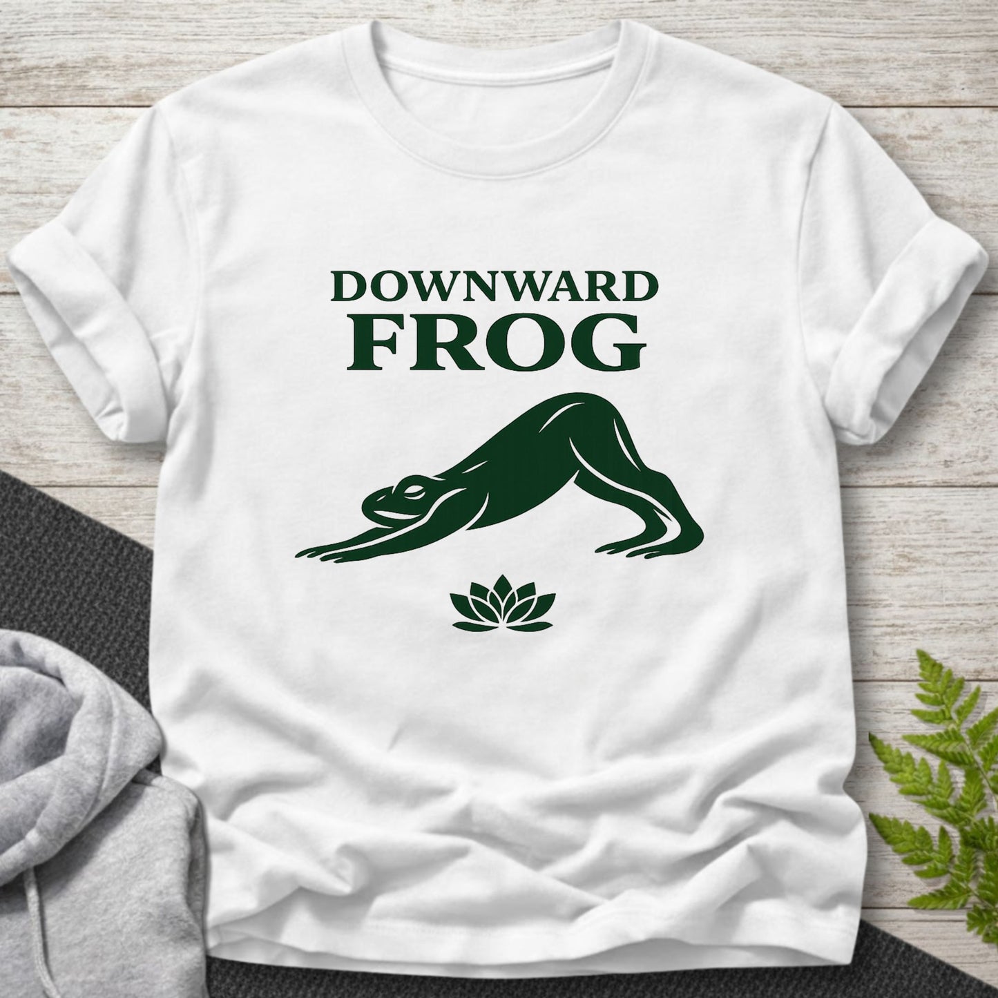 Downward Frog Yoga T-Shirt