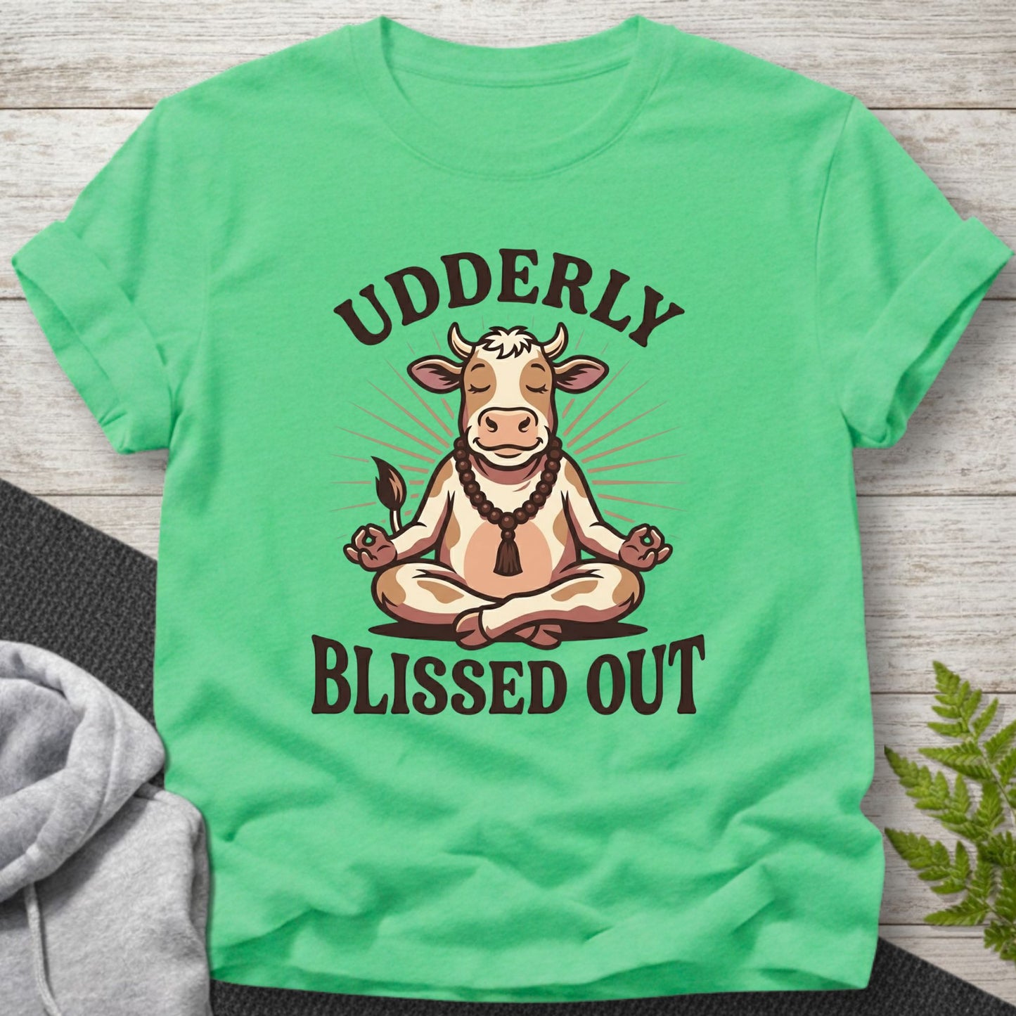 Udderly Blissed Out Cow T-Shirt