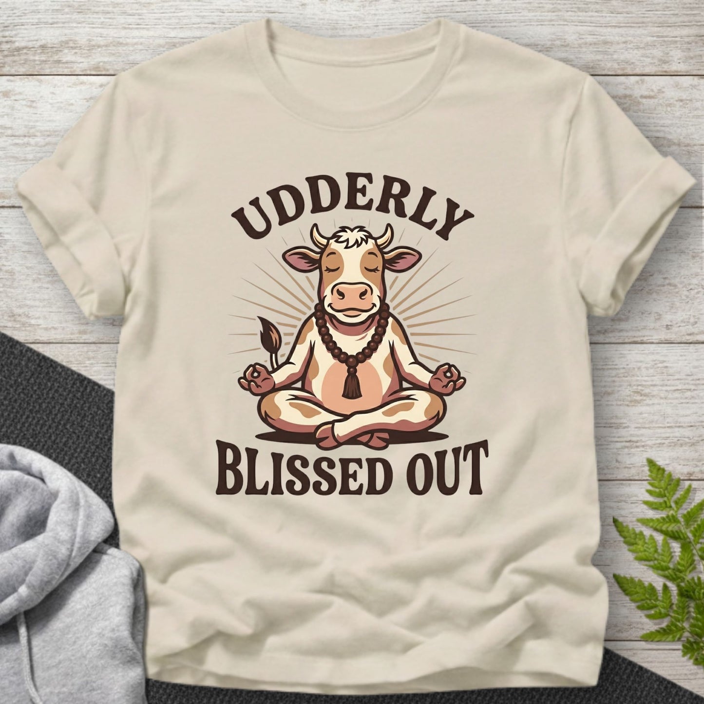 Udderly Blissed Out Cow T-Shirt