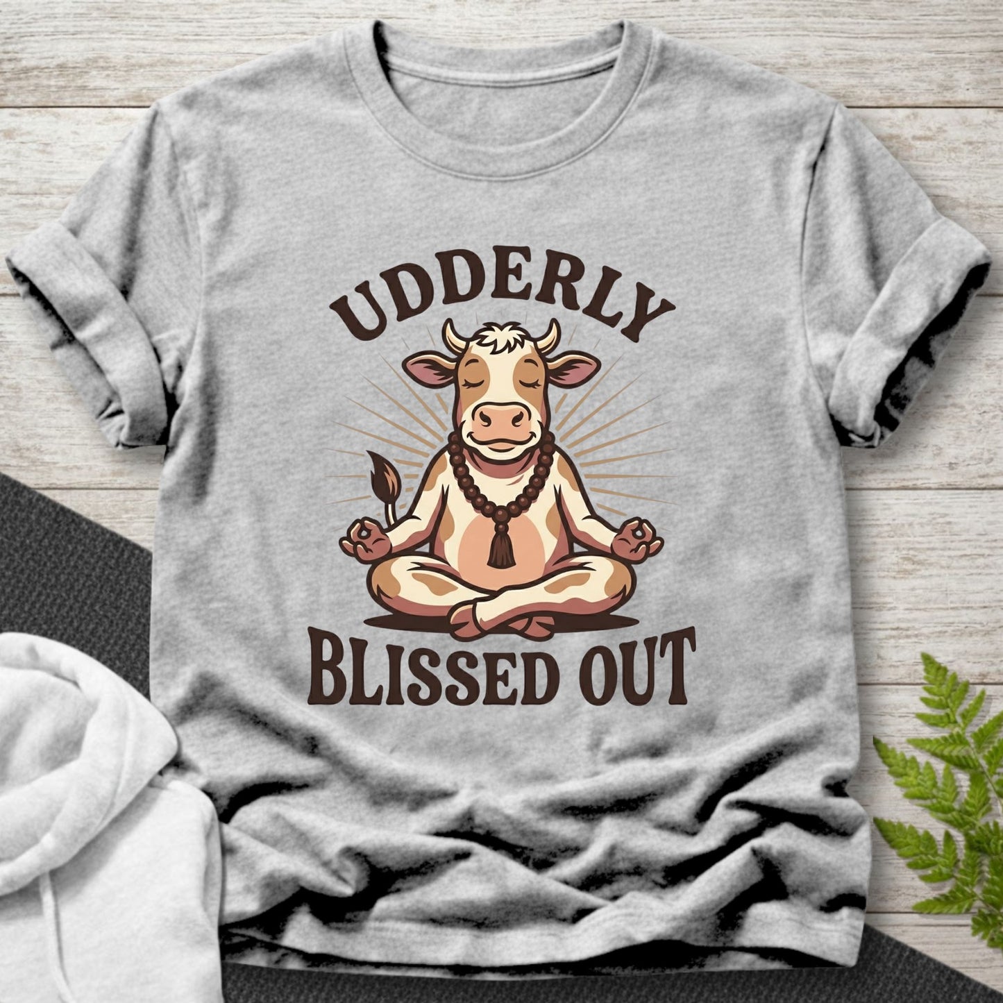 Udderly Blissed Out Cow T-Shirt
