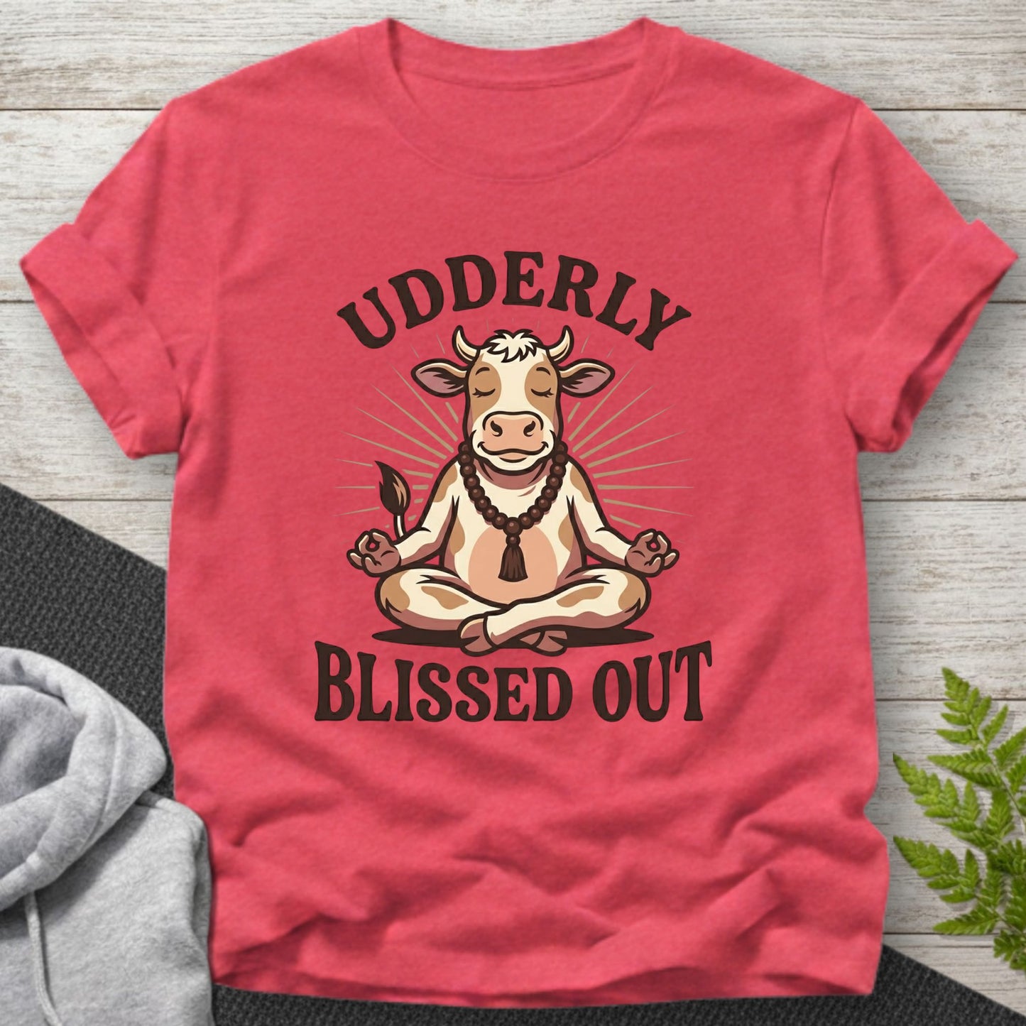Udderly Blissed Out Cow T-Shirt