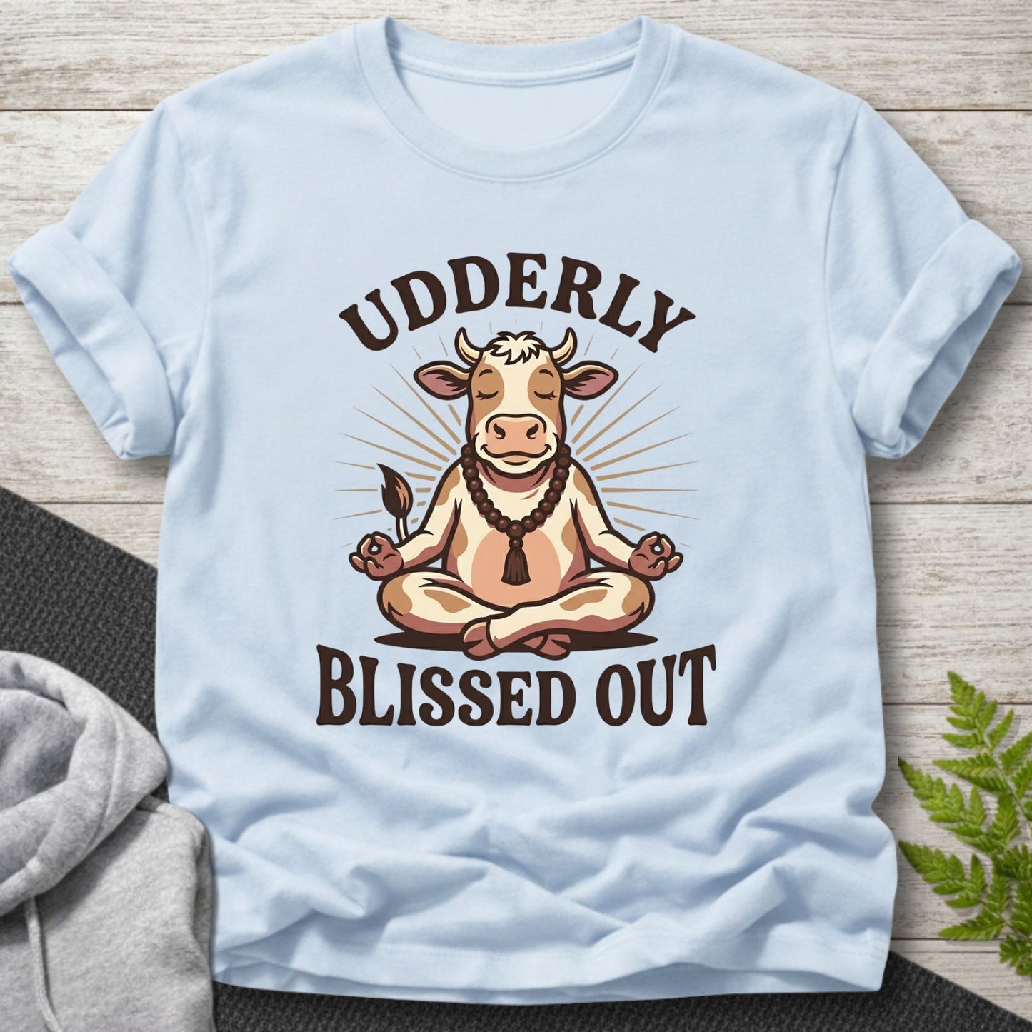 Udderly Blissed Out Cow T-Shirt
