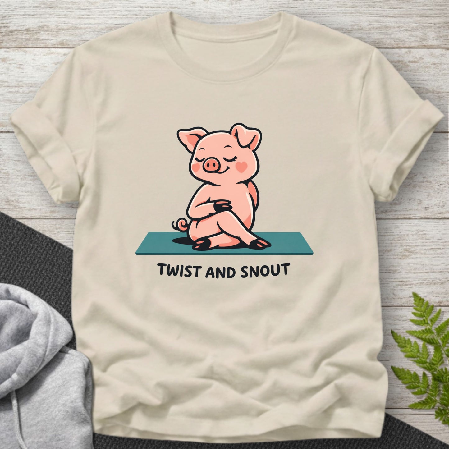 Twist and Snout - Yoga Pig T-Shirt