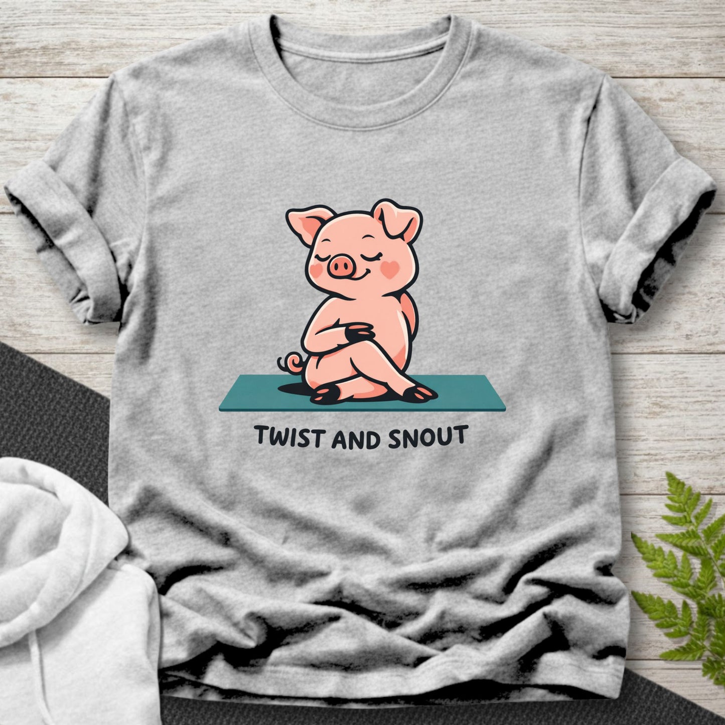 Twist and Snout - Yoga Pig T-Shirt