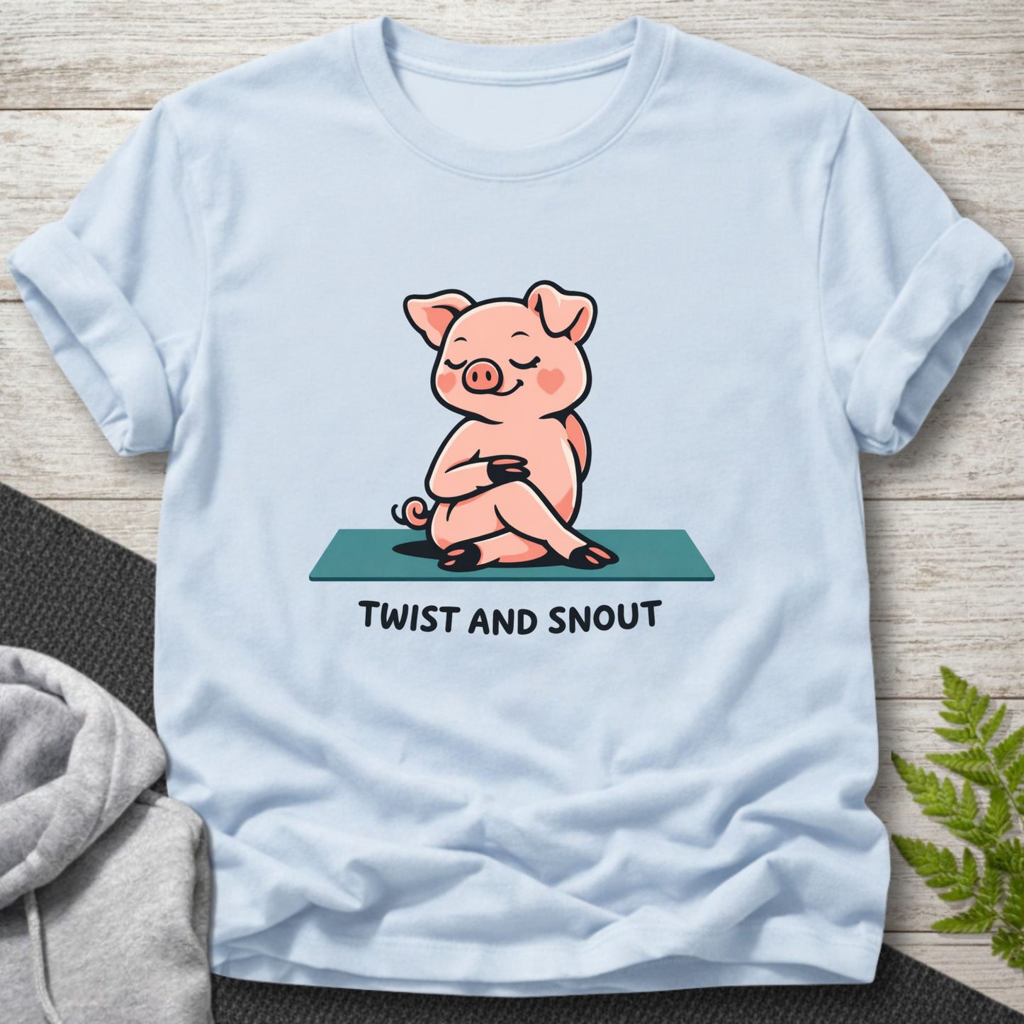 Twist and Snout - Yoga Pig T-Shirt
